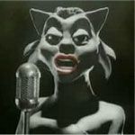 Nina Simone como una gatita negra