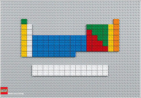 Tabla periÃ³dica Lego, construye cualquier cosa