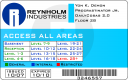 Reynholm Industries id card