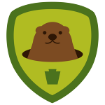 Groundhog 4sq Badge