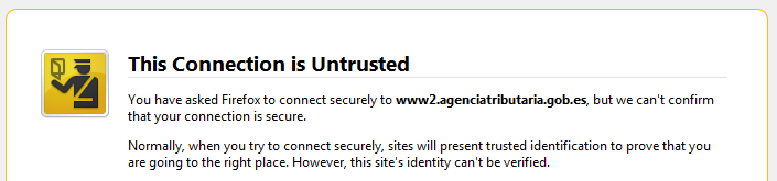 FNMT Untrusted on Firefox